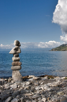 Developing-Self-Awareness Rocks Stacked Beach